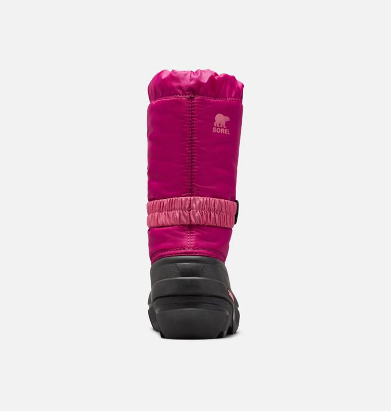 Kids Snow Boots Pink/Black - Sorel Youth Flurry™ - 927436-XHP